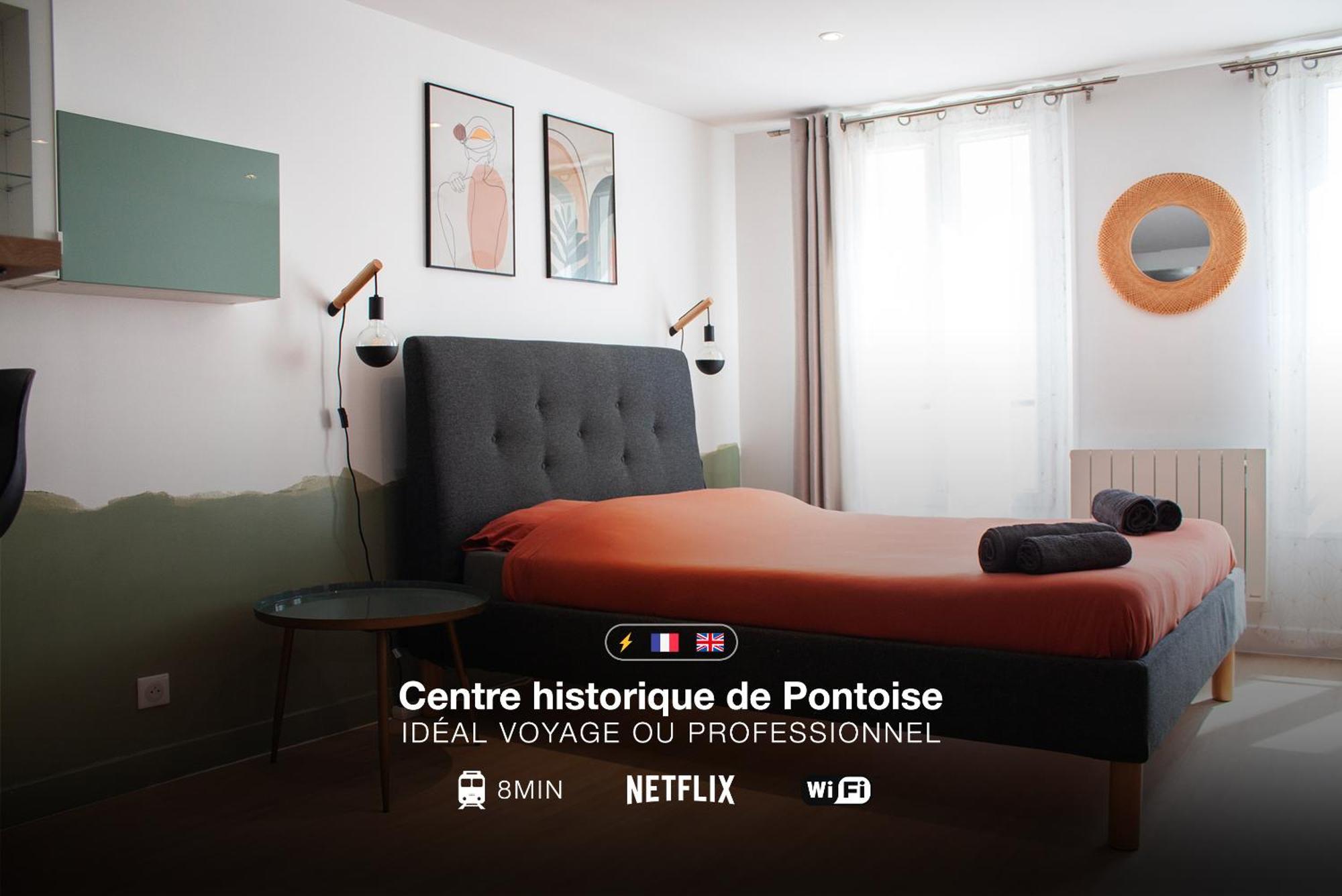 Апартаменти Studio Cosy En Plein Coeur Historique De Понтуаз Екстер'єр фото